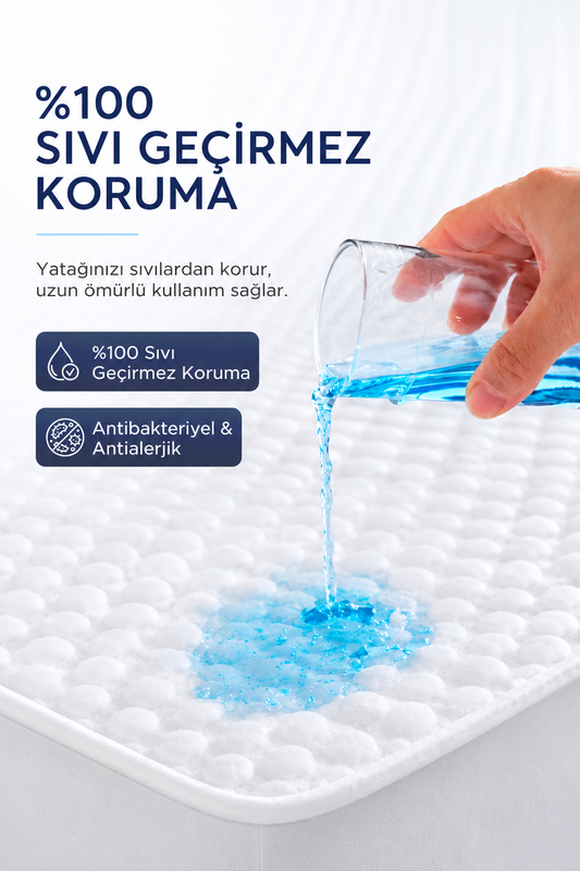 Alezya• Ortopedik Bambu Yatak Koruyucu Alez